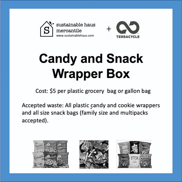 Recycle snack & candy wrappers